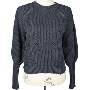 Joie Landyn Blouson Sleeve Sweater Cashmere Blend